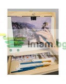 Комплект за рисуване в кутия 45 части за деца и възрастни